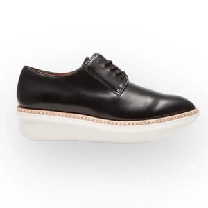 10 Crosby Derek Lam Black Patent Leather Gordon Oxford Shoe 8